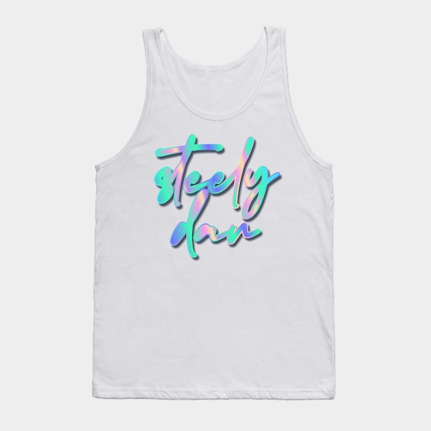 Steely Dan /// Retro-Style Typography Design Tank Top by DankFutura